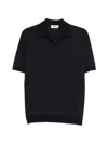 Altea Button T-shirt In Black