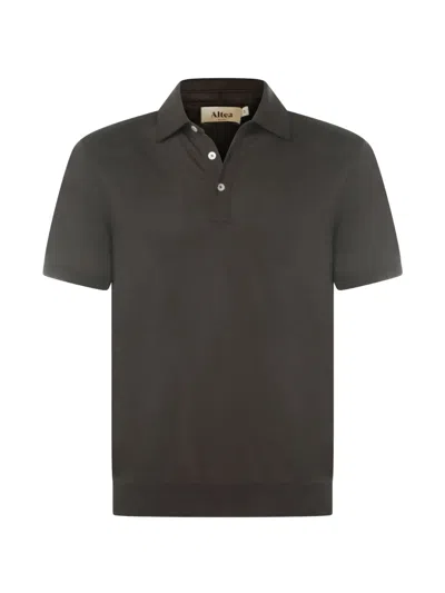 Altea Dark Grey Polo Shirt In Gray
