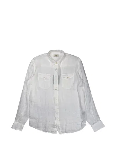 Altea Button-up Chest-pocket Shirt In White