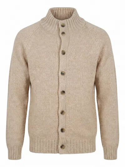 Altea Button-up High-neck Cardigan In Neutral