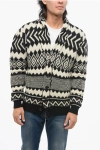 Altea Cashmere Blend Norvegese Cardigan In Black