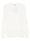 Altea Cashmere Crew-neck Sweater In White