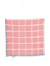 Altea Check-pattern Scarf In Pink