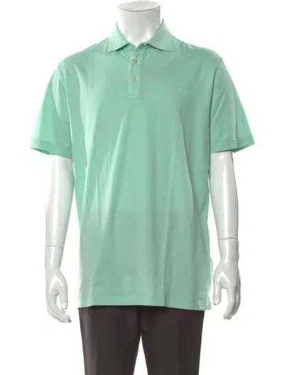 Pre-owned Altea Collar Short Sleeve Polo Shirt In Green