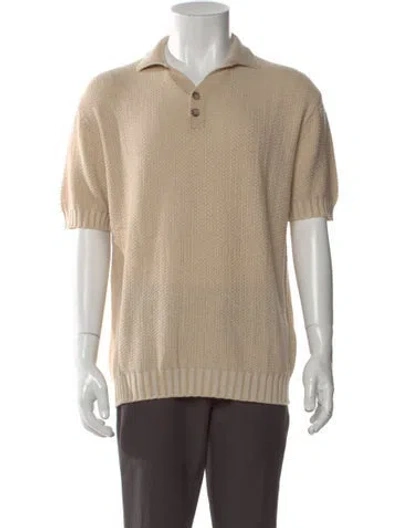 Pre-owned Altea Collar Short Sleeve Polo Shirt In Neutral