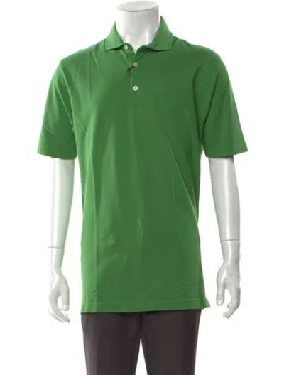 Pre-owned Altea Collar Short Sleeve Polo Shirt W/ Tags In Green