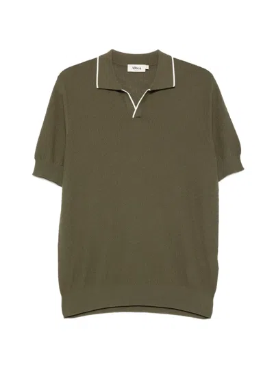 Altea Collar T-shirt In Brown
