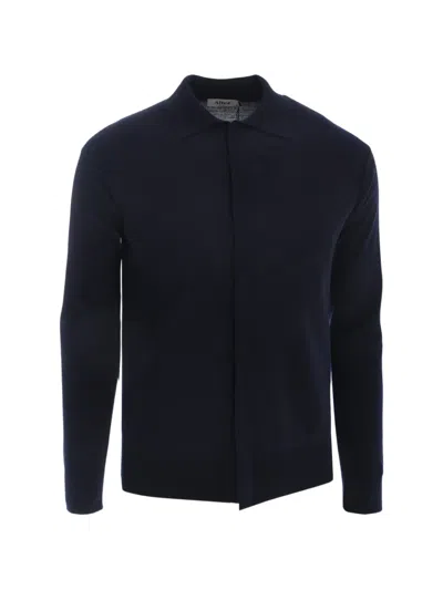 Altea Collared Sweater In Blue