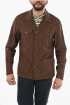 ALTEA COTTON AND FLAX DERBY UTILITY OVERSHIRT