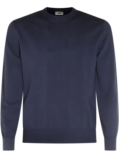 Altea Cotton Jumper In Blue
