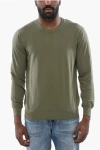 Altea Crepe Cotton Crewneck Sweater