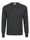 Altea Crew-neck Cashmere Sweater In Green