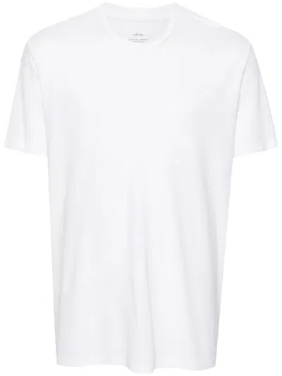 Altea Short-sleeved Cotton T-shirt In Bianco