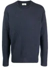 Altea Crew-neck Knitted Jumper In Blue