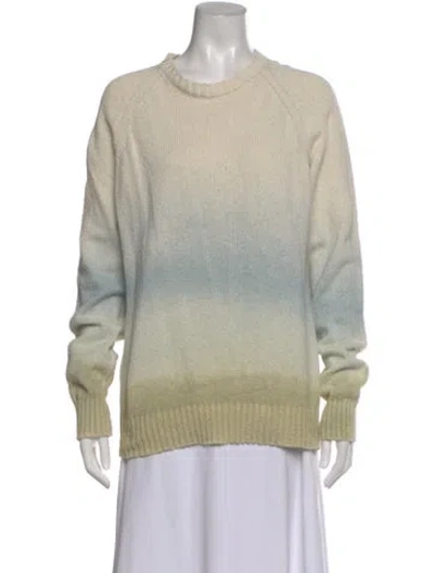 Pre-owned Altea Crew Neck Long Sleeve Pullover In Neutrals