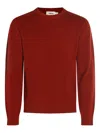 Altea Crew-neck Long-sleeve Sweater In Red