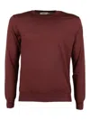 Altea Crew-neck Long-sleeve Sweater In Red