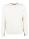 Altea Crew-neck Long-sleeve Sweater In White