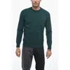 Altea Crew Neck Lunetta Virgin Wool Sweater With Contrasting Patch