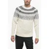 Altea Crew Neck Norvegese Cashmere Blend Sweater In Neutral
