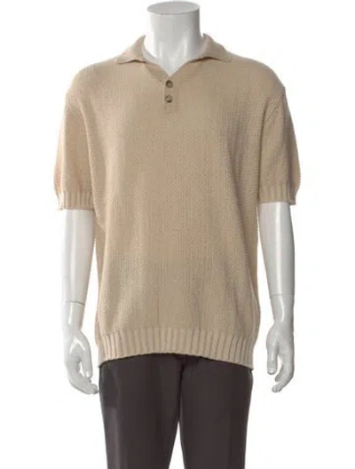 Pre-owned Altea Crew Neck Short Sleeve Polo Shirt In Neutral