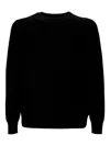 Altea Crew-neck Sweater In Black