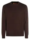 Altea Crew-neck Sweater In Brown