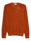Altea Crew-neck Sweater In Orange