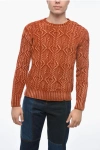 Altea Crew Neck Treccia Aran Virgin Wool Sweater