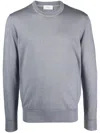 Altea Crew-neck Virgin-wool Jumper In Grey