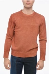 Altea Man Sweater Camel Size L Virgin Wool