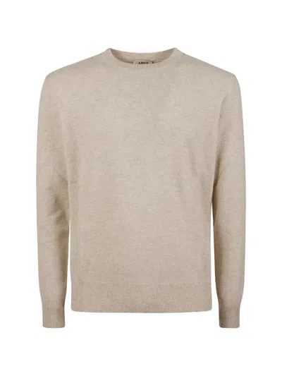 Altea Crew-neck Cashmere Sweater In Neutral