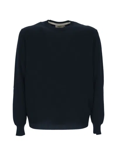 Altea Crew-neck Sweater In Blue