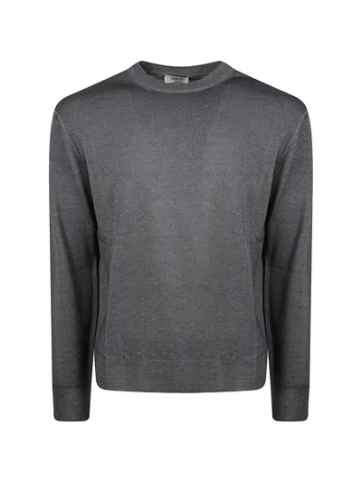 Altea Crew-neck Wool Sweater In Gray