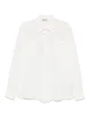 Altea Linen Chambray Shirt In White