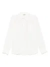 Altea Linen Chambray Shirt In White