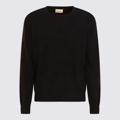 Altea Dark Grey Wool Knitwear In Multicolor