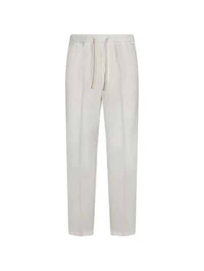 Altea Drawstring-waist Trousers In White