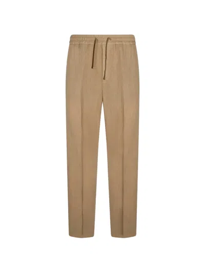Altea Drawstring-waist Trousers In Neutral