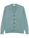Altea Fein Gestrickter Cardigan In Blau