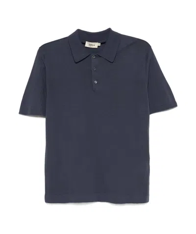 Altea Fine-knit Polo Shirt In Black