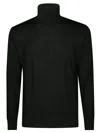 Altea Finely Knit Turtleneck Sweater In Black