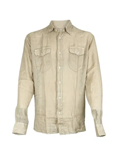 Altea Flap-pocket Shirt In Neutral