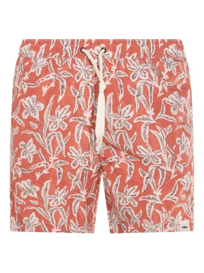 Altea Floral-print Swim Shorts In Neutrals