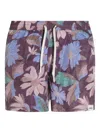 Altea Violet And Multicolor Beachwear In Purple