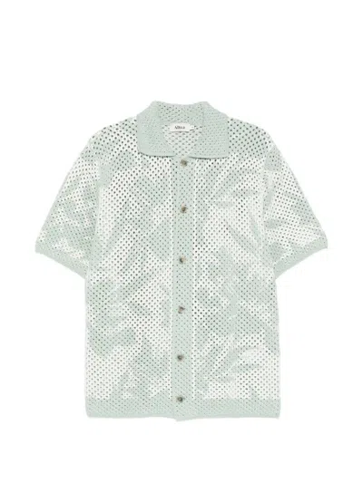 Altea Floreal Print Short Sleeve Shirt In Green