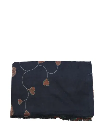 Altea Fringed Scarf In Black