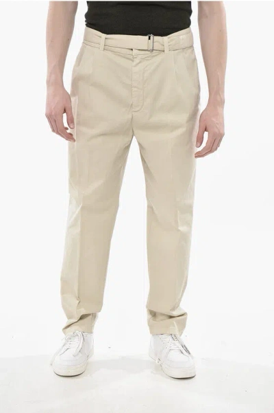 Altea Gabardine Trousers Belmont In Neutral