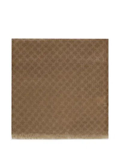 Altea 기하학 스카프 In Brown