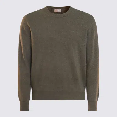 Altea Green Wool Knitwear In Multicolor